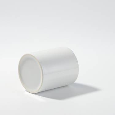 Conteneur en céramique pour stylos avec l`intérieur bleu clair pour la sublimation